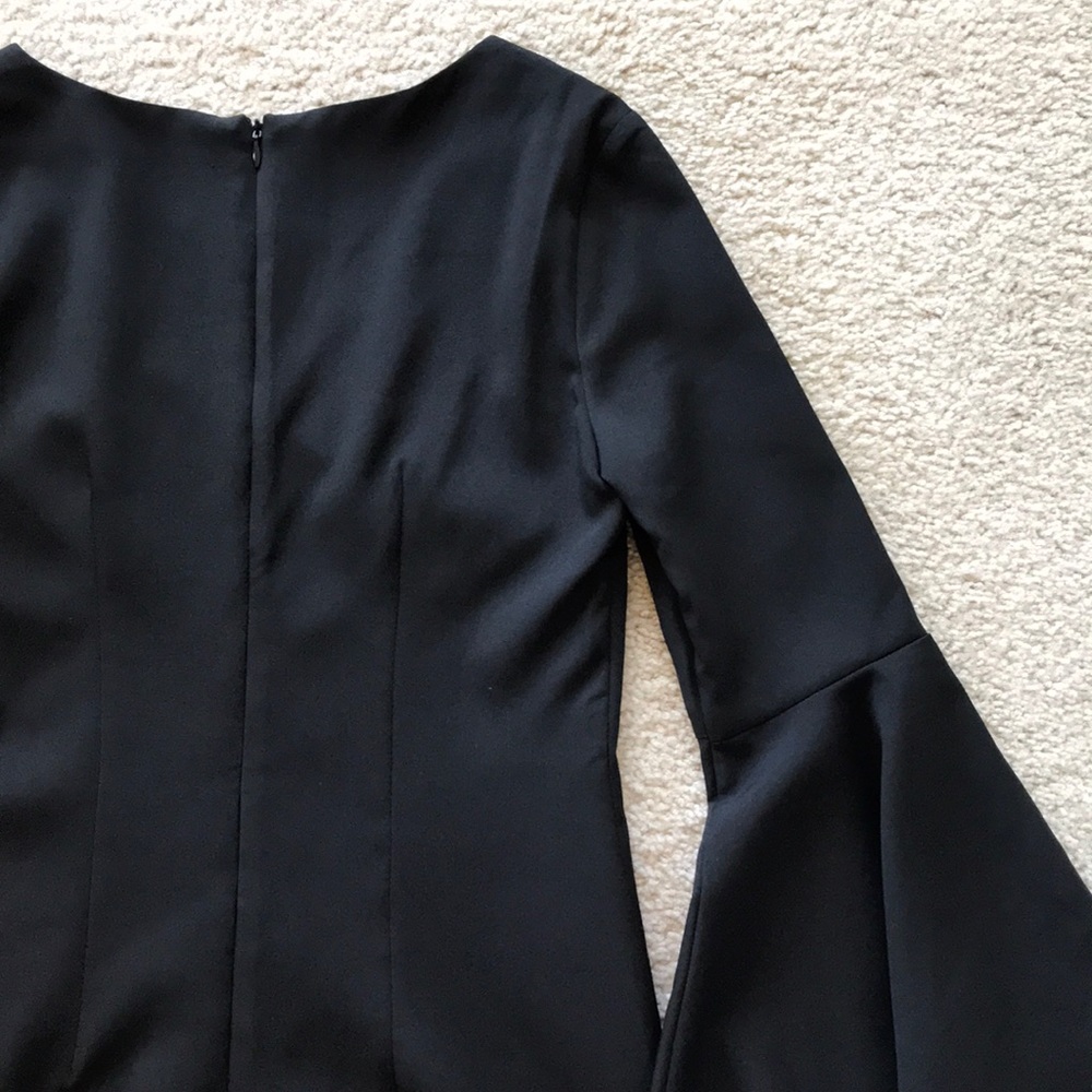 ❤️1 Med❤️Black Bell Sleeve Tunic/Dress - Picture 6 of 6